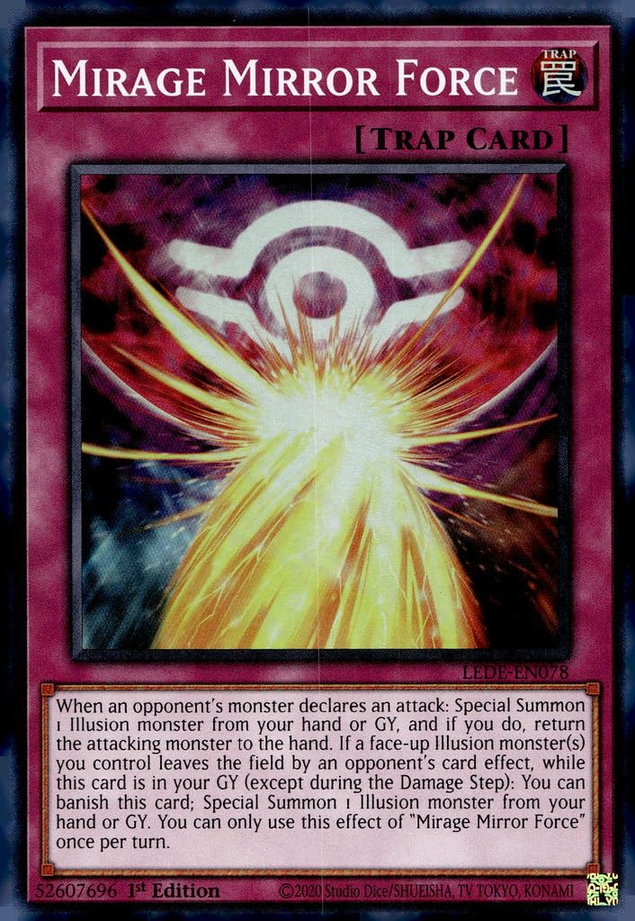 Amazon.com: YU-GI-OH! Mirage Mirror Force - LEDE-EN078 - Super